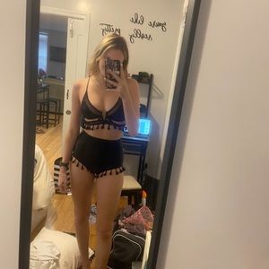 eastnwest label desert bra and bottoms